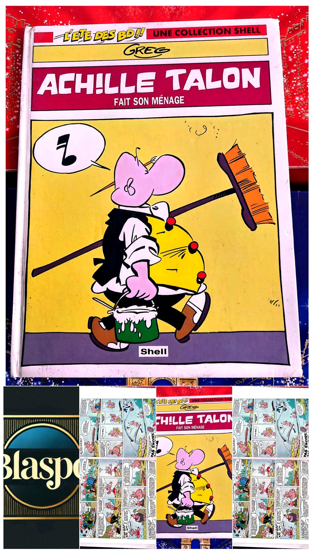 Achille Talon fait son ménage | Bande dessinée humoristique | Collection Shell livre