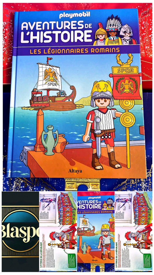 Playmobil – Aventures de l’Histoire | Les légionnaires romains | Livre jeunesse livre