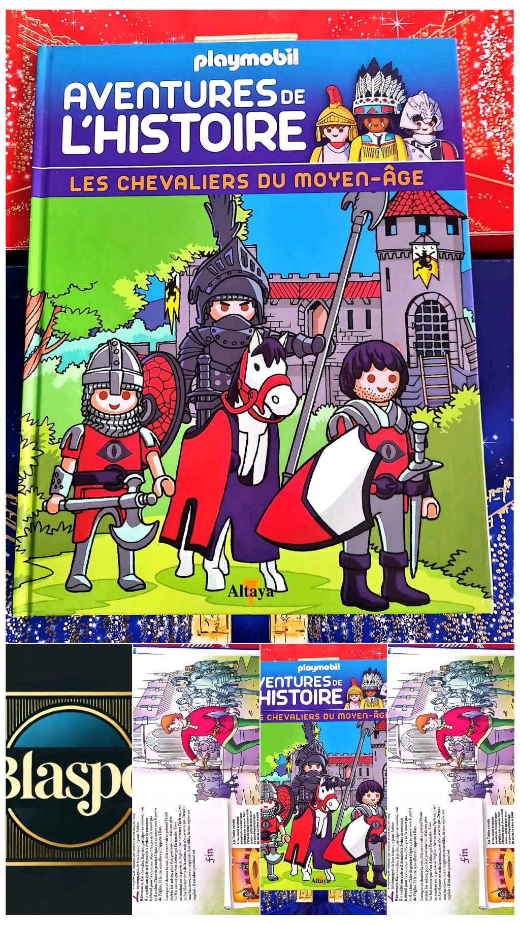 Playmobil – Aventures de l’Histoire | Les chevaliers du Moyen Âge | Livre jeunesse livre