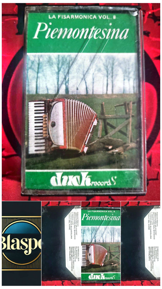 La Fisarmonica Vol. 8 – Piemontesina | Cassette Audio Italienne | Accordéon cassette audio