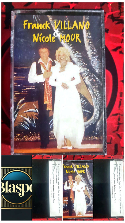 Cassette Audio Franck Villano & Nicole Mour – Duo Variété Française – Années 80 cassette audio