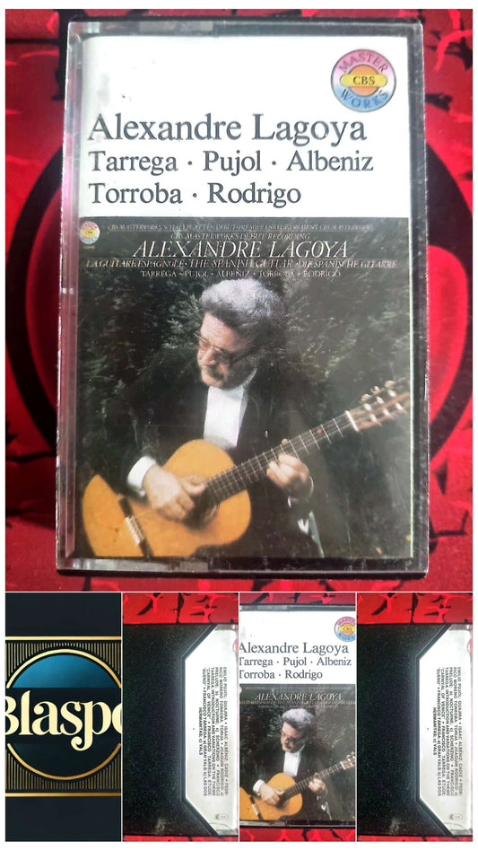 Cassette Audio Alexandre Lagoya – The Spanish Guitar – Musique Classique Guitare – CBS Masterworks cassette audio