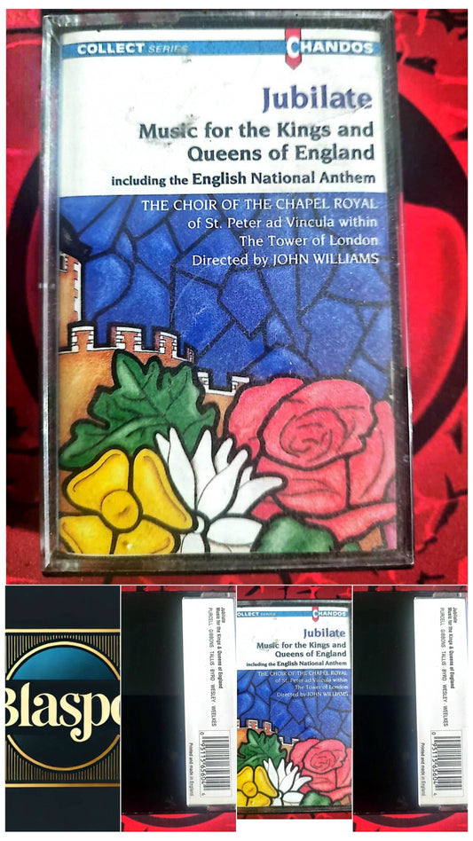 Cassette Audio Jubilate – Music for the Kings and Queens of England – Musique Chorale Classique – Anglais cassette audio