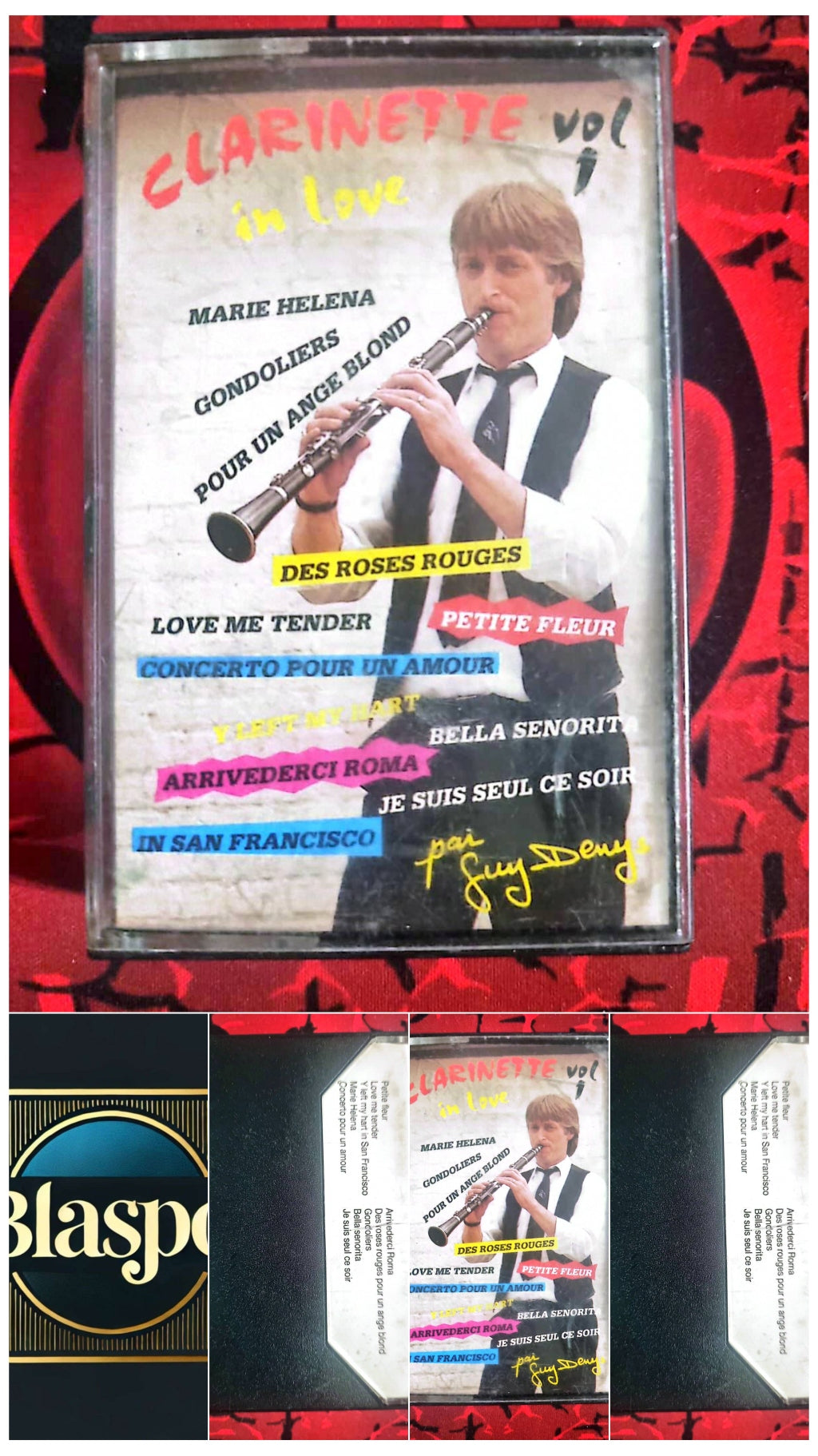 Guy Denys – Clarinette in Love Vol. 1 | Cassette Audio Variété Instrumentale cassette audio