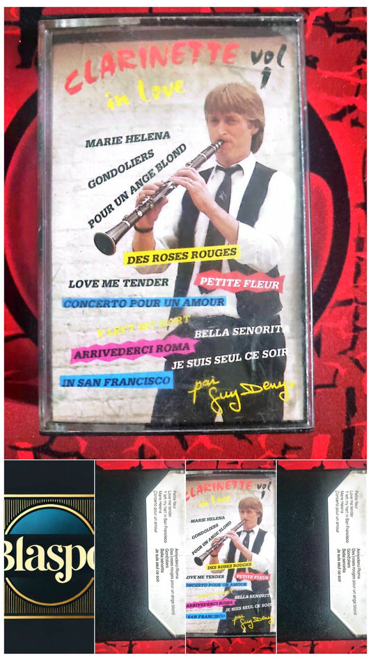 Guy Denys – Clarinette in Love Vol. 1 | Cassette Audio Variété Instrumentale cassette audio