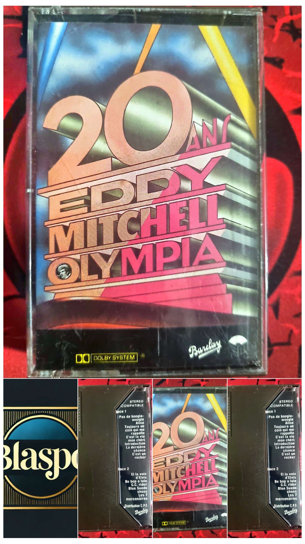Eddy Mitchell – 20 ans à l’Olympia | Cassette Audio Concert Live cassette audio