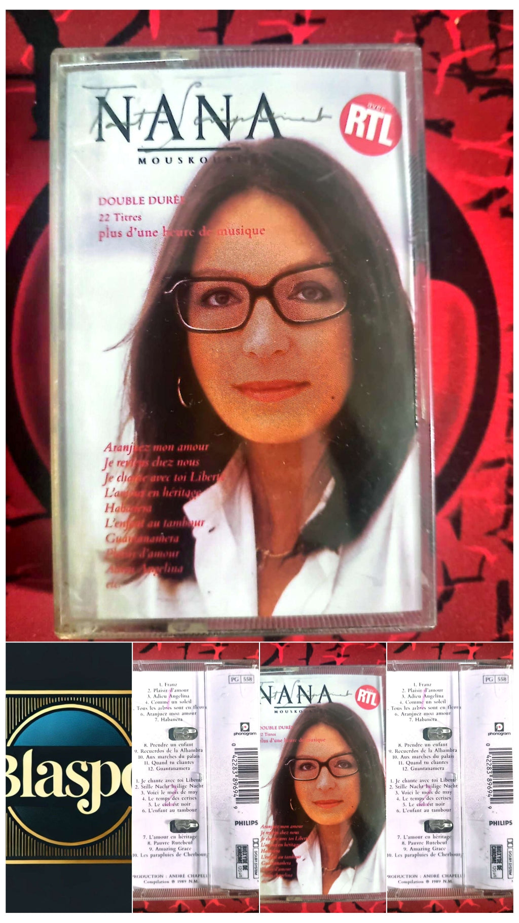 Nana Mouskouri – Compilation Double Durée | Cassette Audio Philips cassette audio