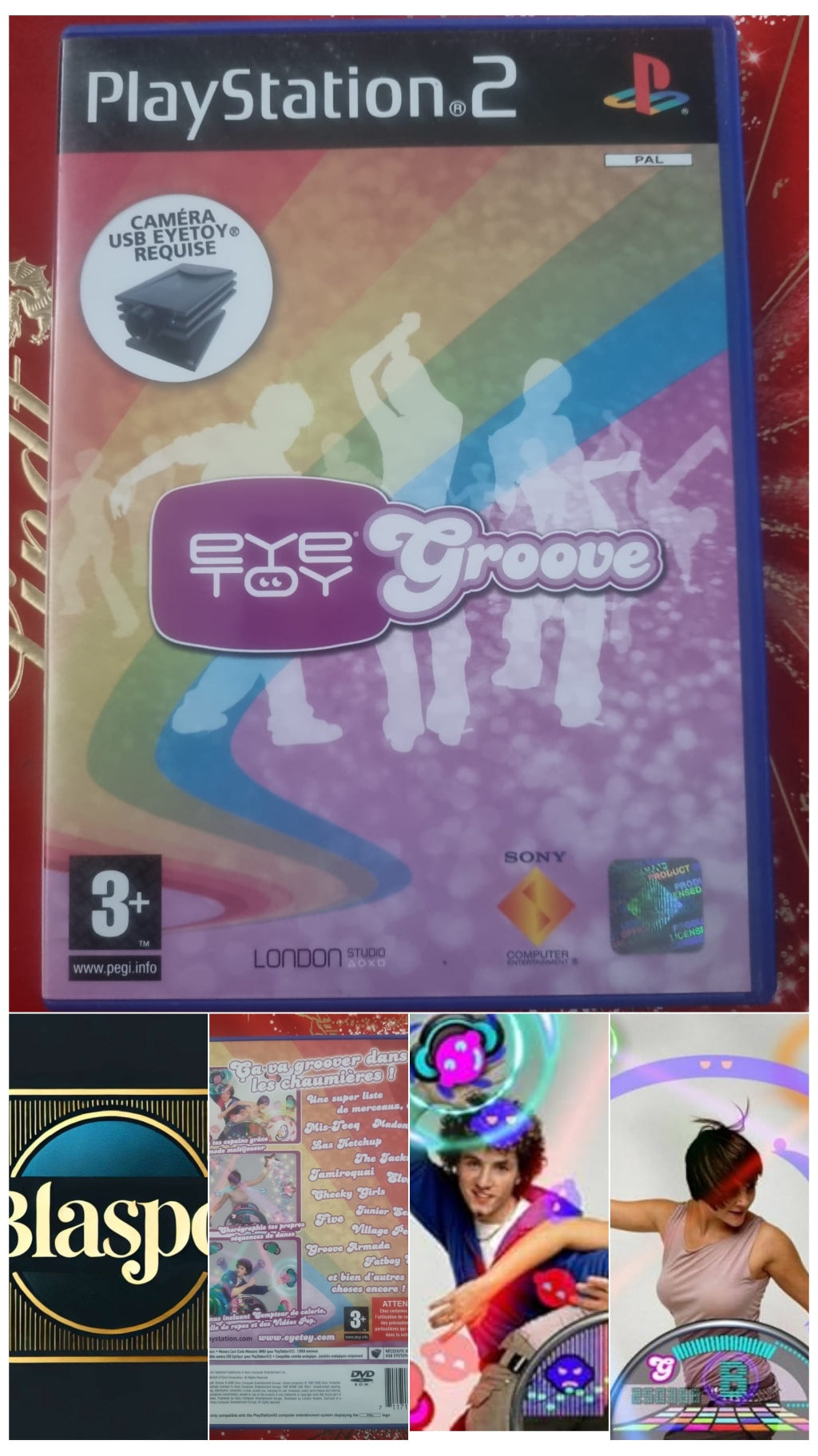EyeToy Groove | Jeu Vidéo PS2 PlayStation 2 | Version PAL FR | Caméra EyeToy Requise jeu ps2