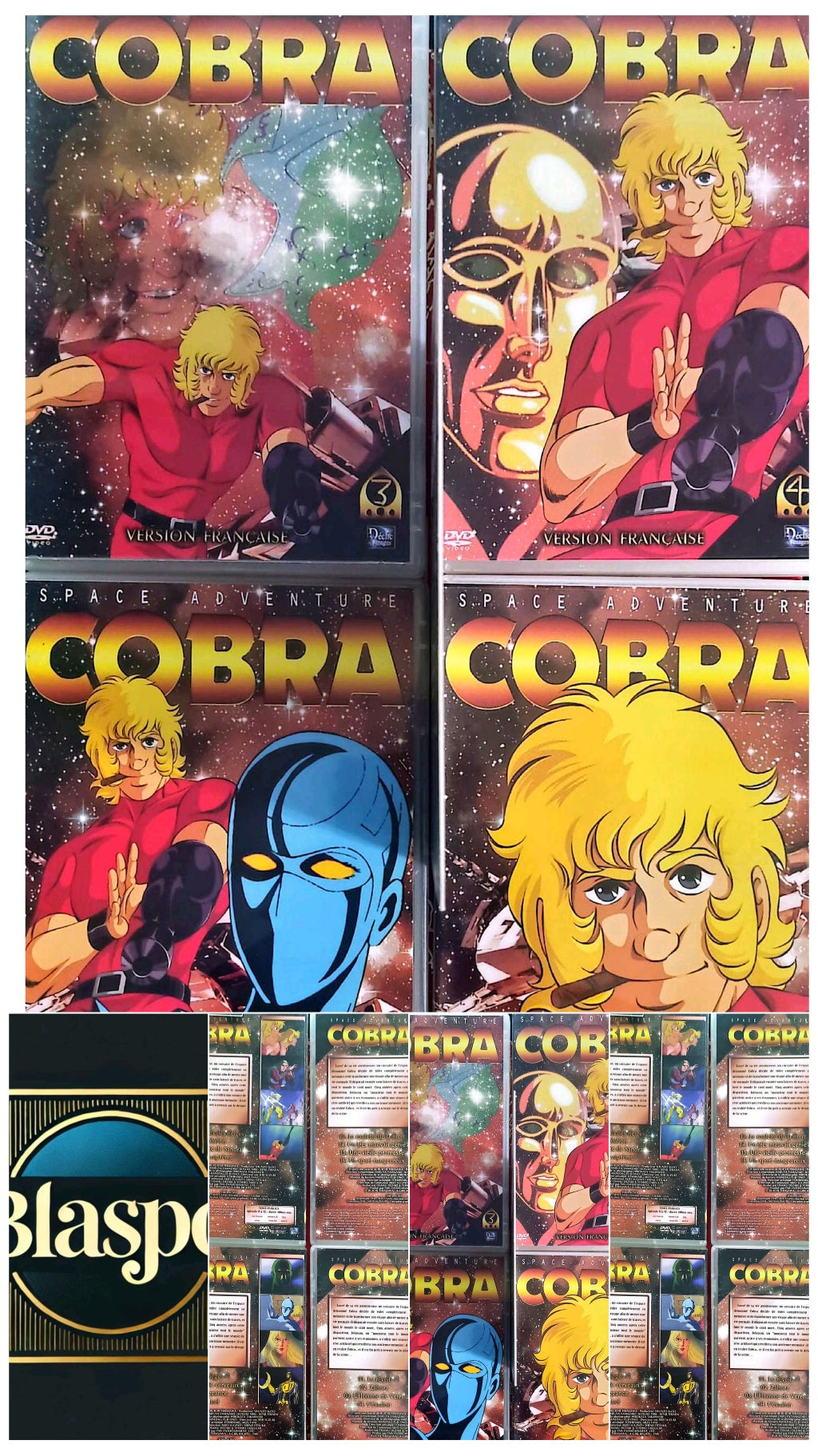 Cobra – Space Adventure – Coffret DVD Vol. 1 à 4 – Série Animation – Version Française dvd