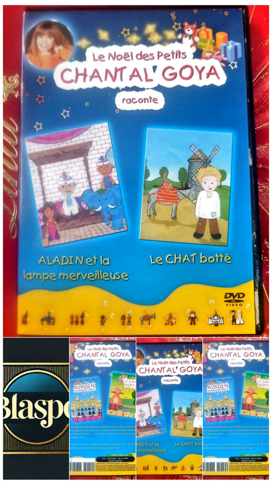 Le Noël des Petits – Chantal Goya raconte – Aladin et la lampe merveilleuse & Le Chat Botté – DVD – Français dvd