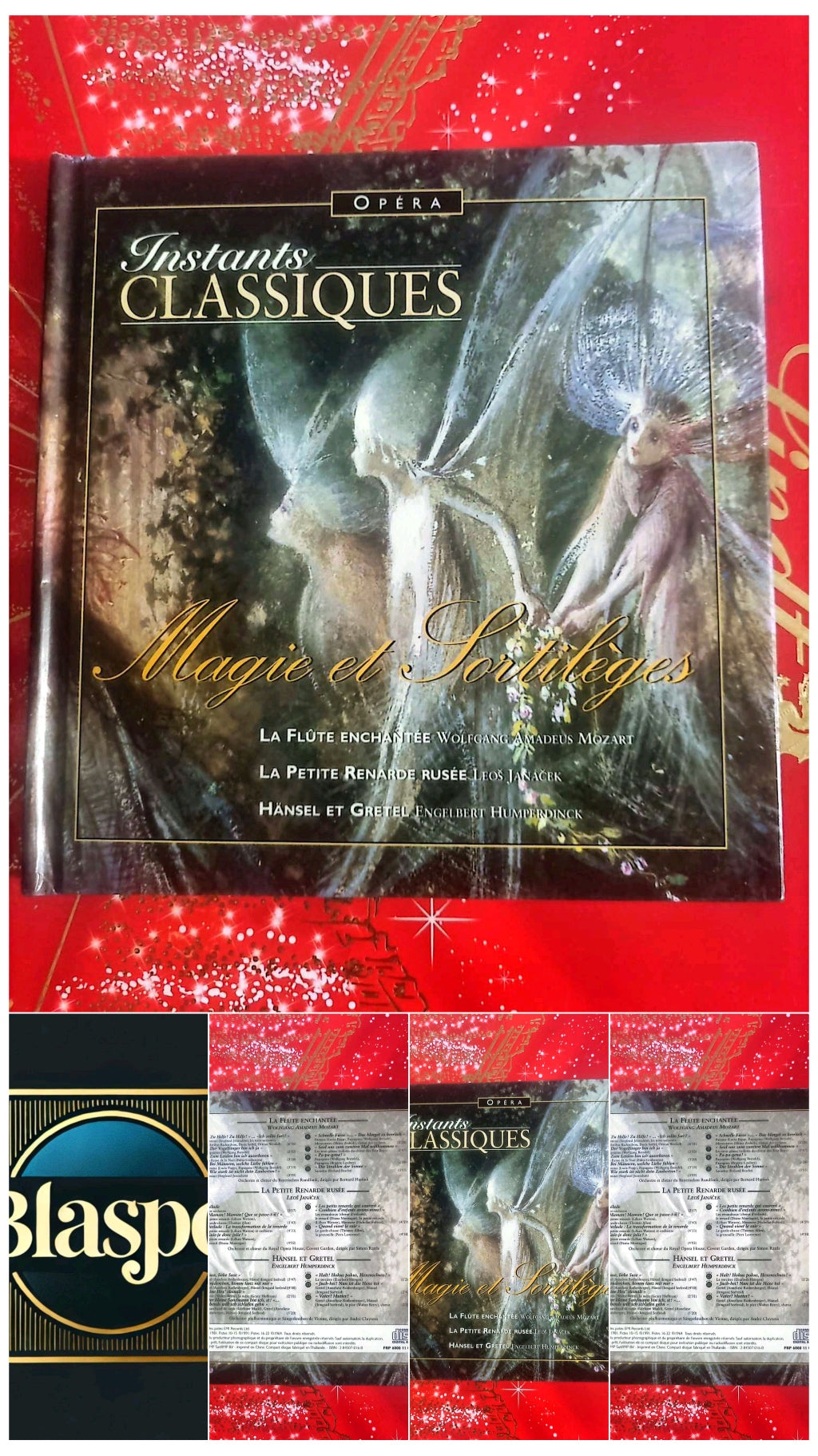 Instants Classiques – Magie et Sortilèges – Livre + CD Audio – Opéra – Mozart Janáček Humperdinck cd livre