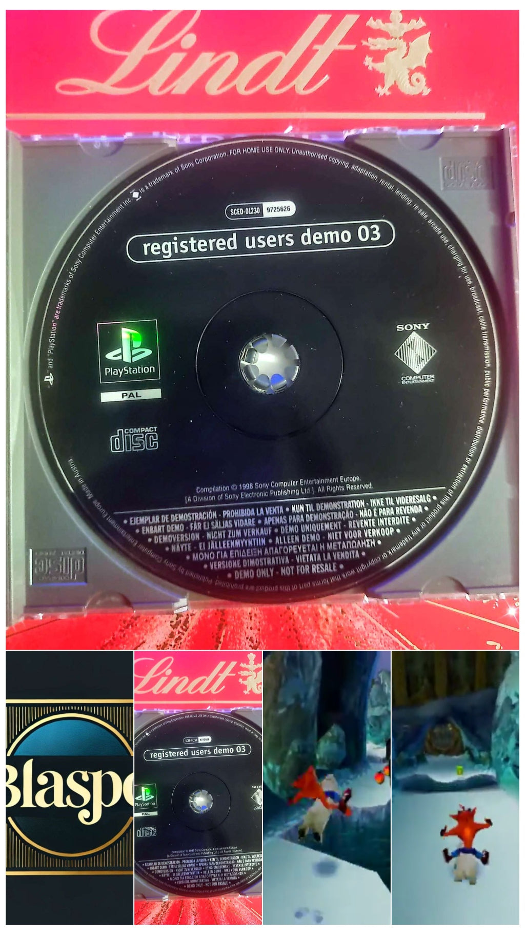 Registered Users Demo 03 – PS1 – CD démo seul – Sans boîtier – Version PAL jeu ps1