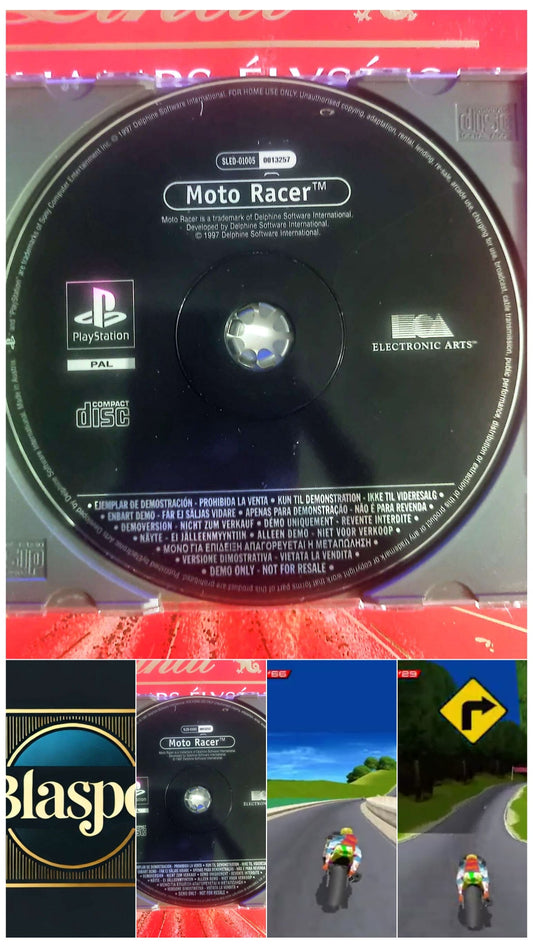Moto Racer – PS1 – CD démo seul – Sans boîtier – Version PAL jeu ps1