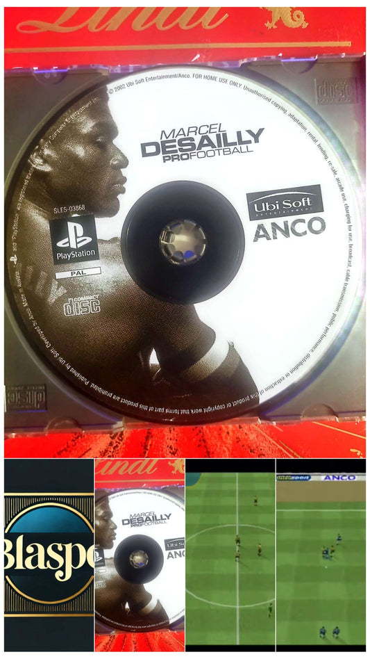 Marcel Desailly Pro Football – PS1 – CD seul – Sans boîtier – Version PAL jeu ps1