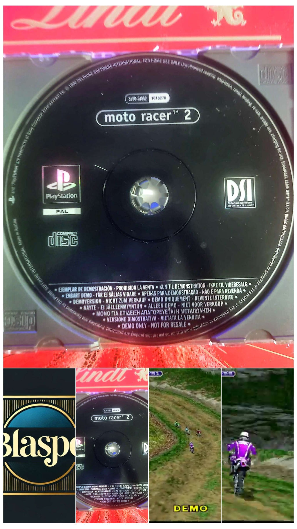 Moto Racer 2 – PS1 – CD démo seul – Sans boîtier – Version PAL jeu ps1