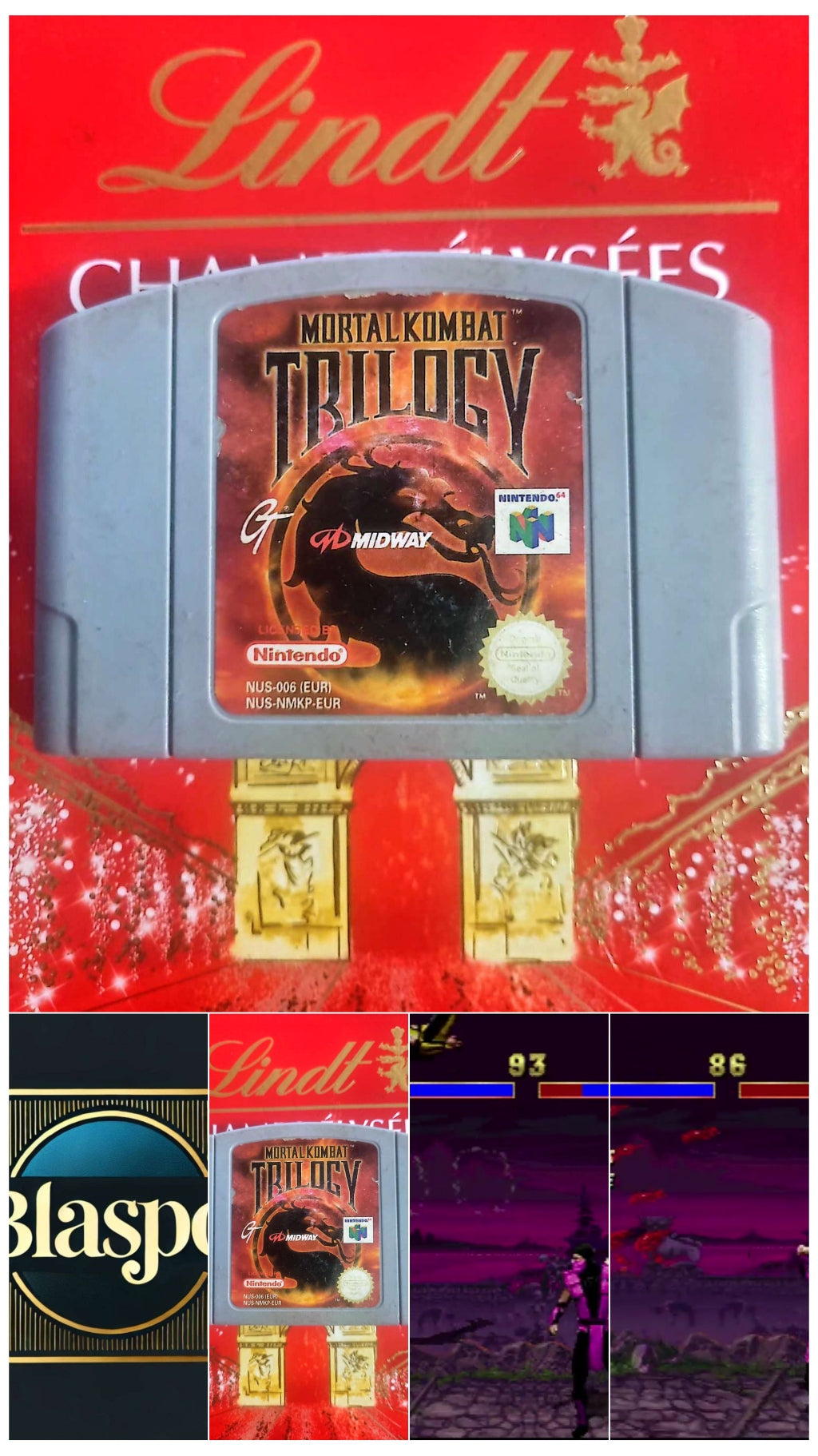 Mortal Kombat Trilogy – Jeu Nintendo 64 – Cartouche seule – Sans boîte – Version PAL Europe Nintendo 64