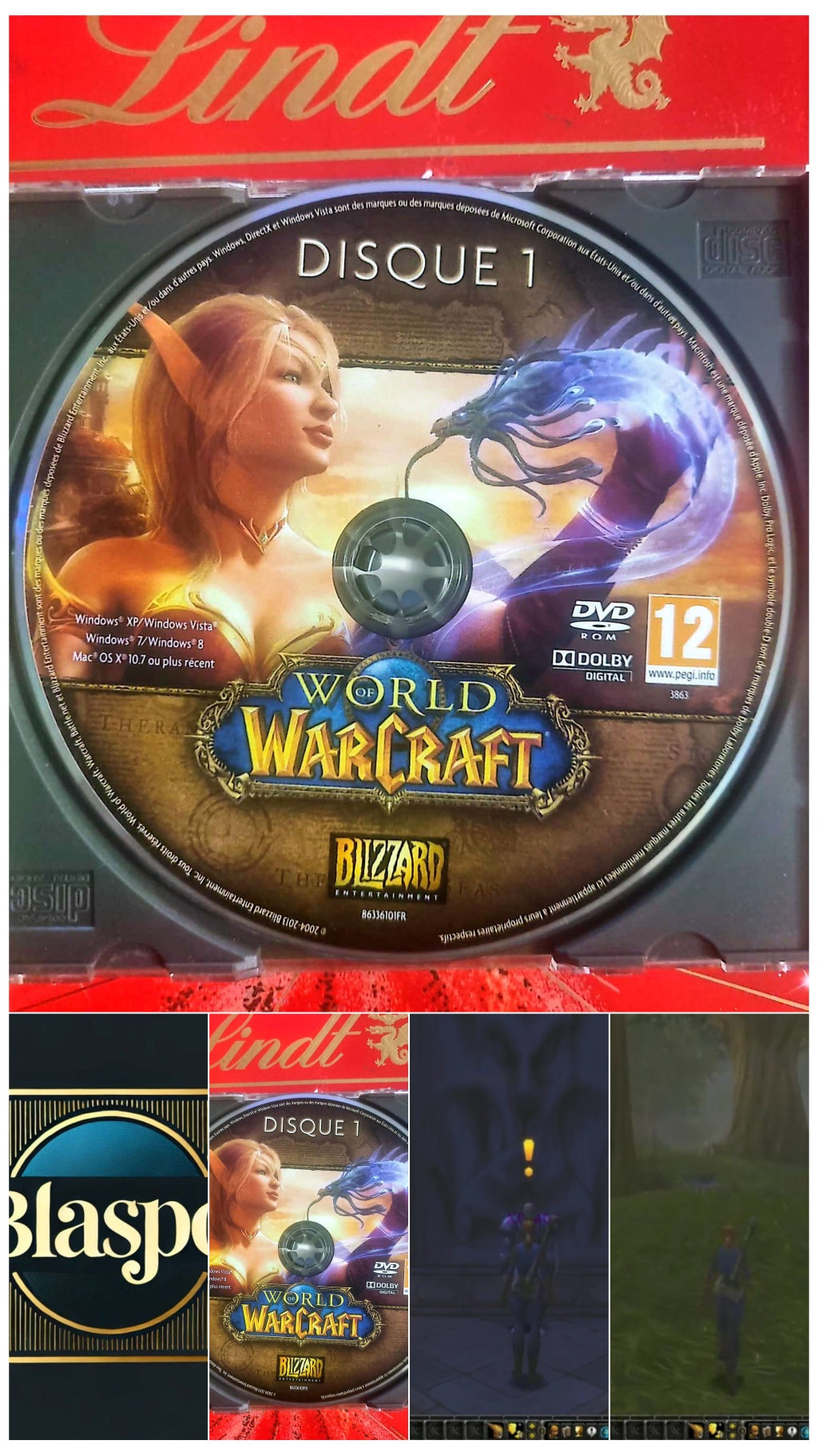 World of Warcraft – Jeu PC – CD 1 seul – Sans boîtier – Version européenne jeu pc