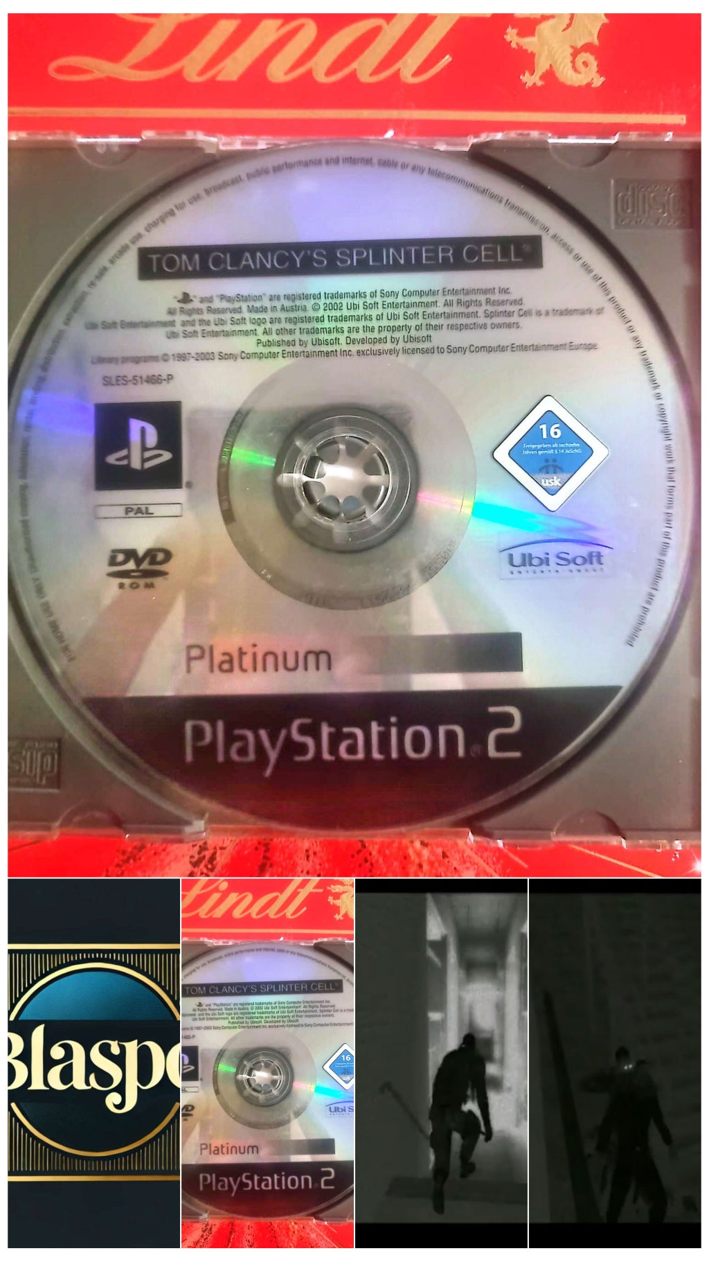 Tom Clancy’s Splinter Cell – Jeu PS2 – CD seul – Sans boîtier – Version Platinum PAL jeu ps2
