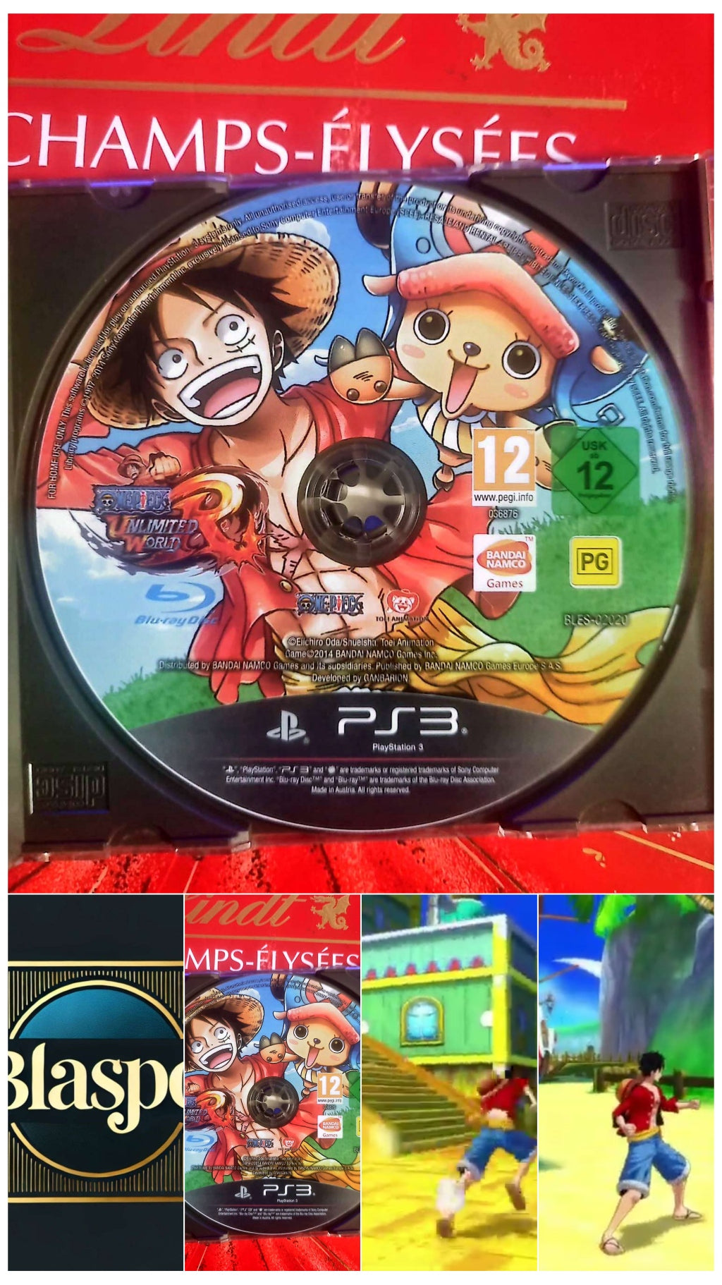 One Piece Unlimited World Red – Jeu PS3 – CD seul – Sans boîtier – Version PAL jeu ps3
