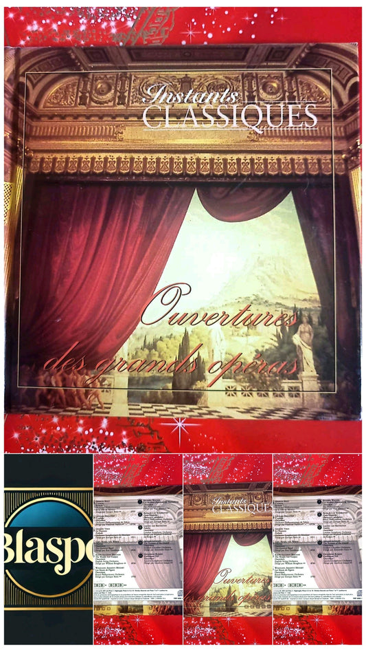 Instants Classiques – Ouvertures des grands opéras – Musique classique – Livre + CD audio inclus cd livre