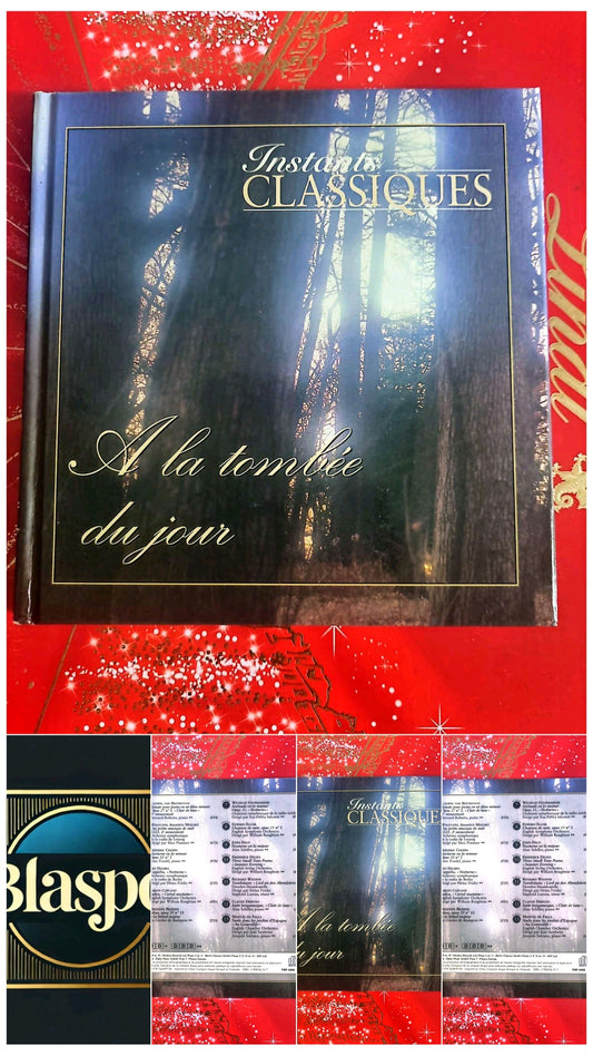 Instants Classiques – À la tombée du jour – Musique classique – Livre + CD audio inclus cd livre