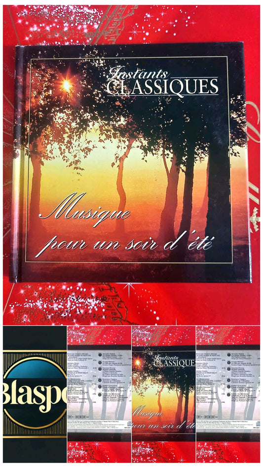 Instants Classiques – Musique pour un soir d’été – Musique classique – Livre + CD audio inclus cd livre