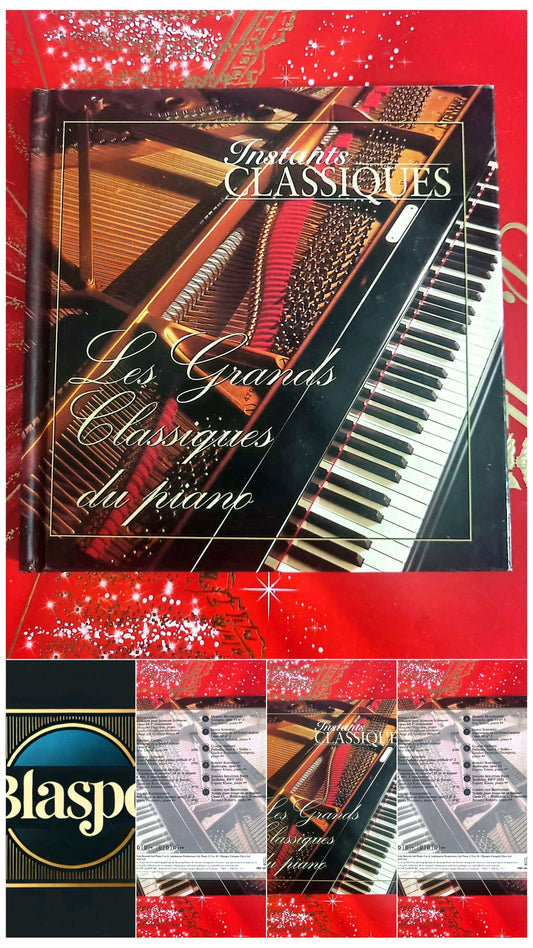 Instants Classiques – Les Grands Classiques du piano – Musique classique – Livre + CD audio inclus cd livre
