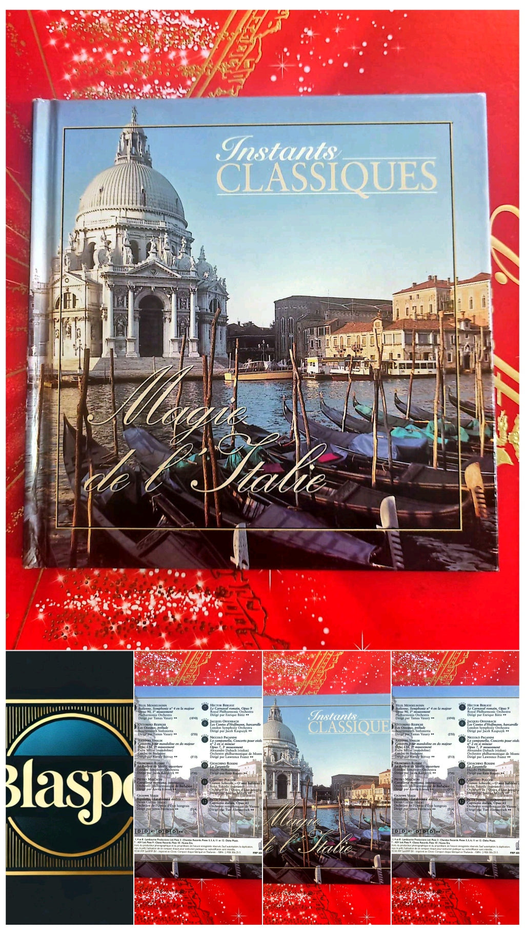 Instants Classiques – Magie de l’Italie – Musique classique – Livre + CD Audio inclus cd livre