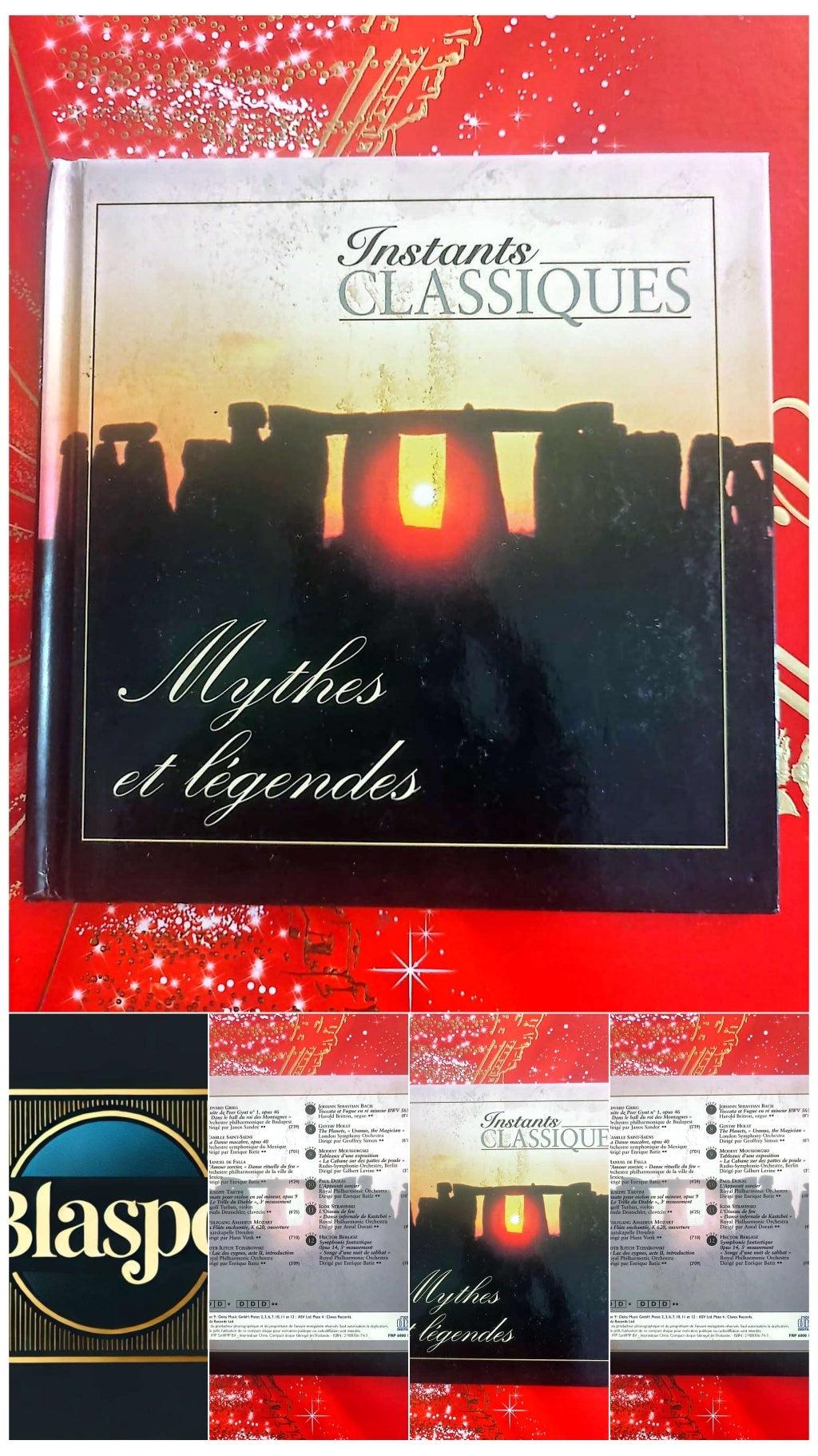 Instants Classiques – Mythes et légendes – Musique classique – Livre + CD Audio inclus cd livre