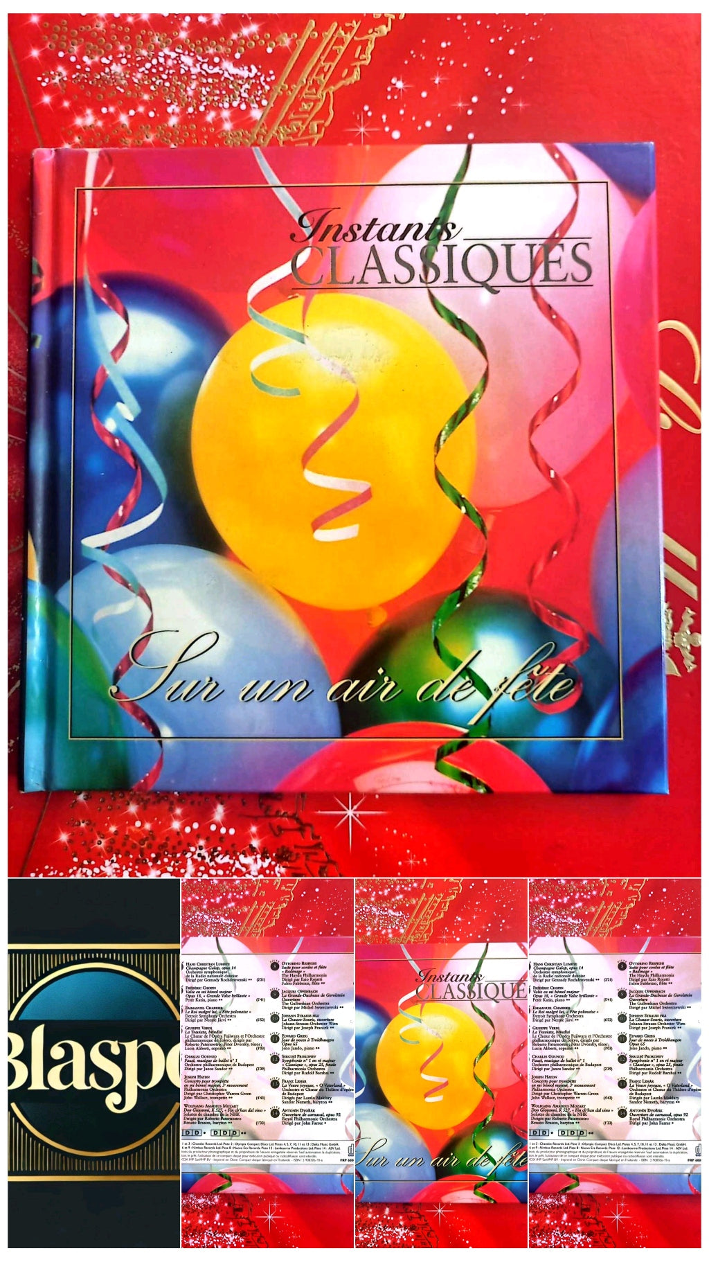 Instants Classiques – Sur un air de fête – Musique classique – Livre + CD Audio inclus cd livre