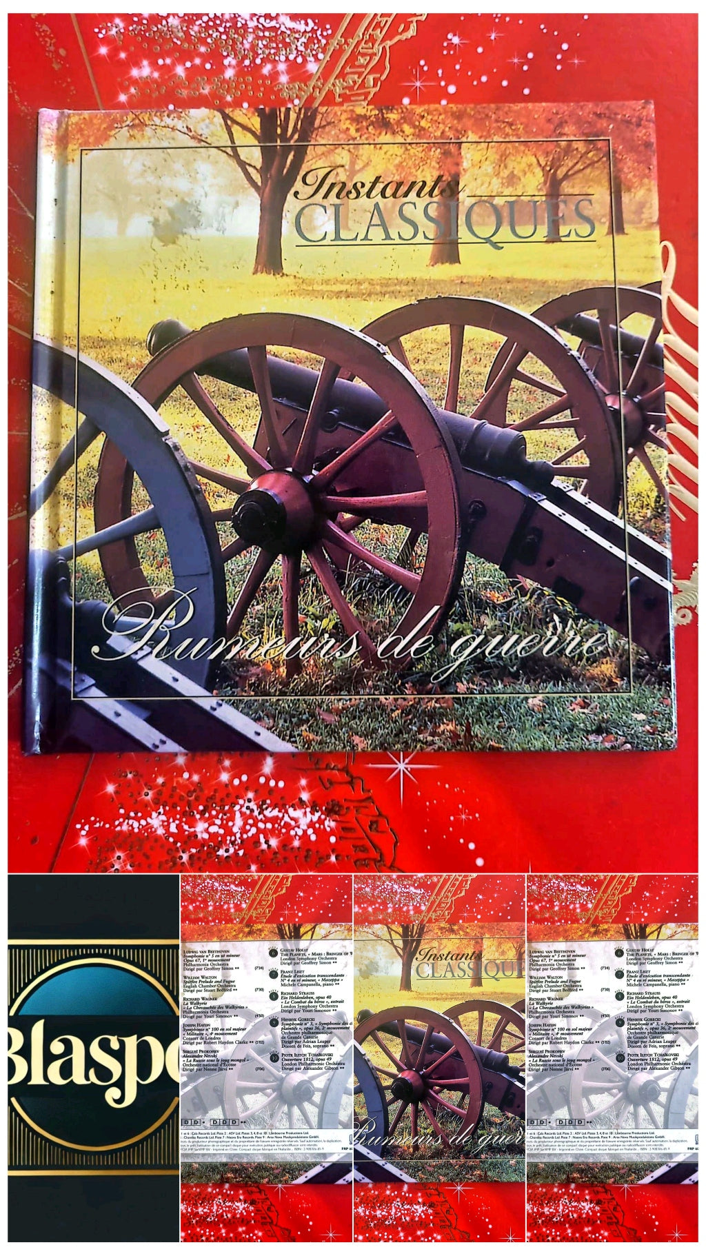 Instants Classiques – Rumeurs de guerre – Musique classique – Livre + CD Audio inclus cd livre