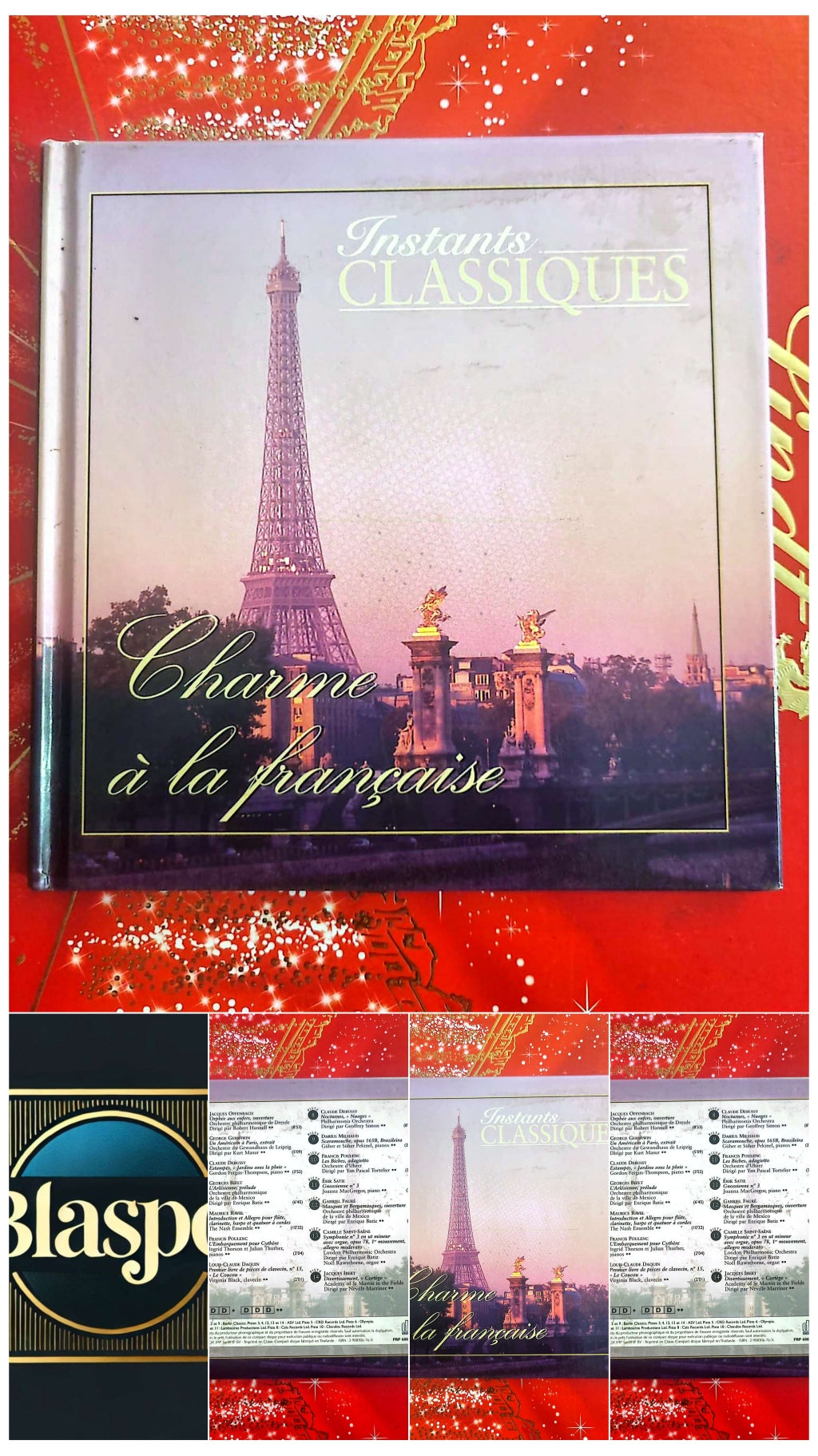 Instants Classiques – Charme à la française – Musique classique – Livre + CD Audio inclus cd livre