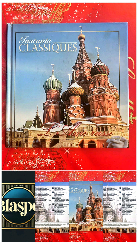 Instants Classiques – L’Âme russe – Musique classique – Livre + CD Audio inclus cd livre