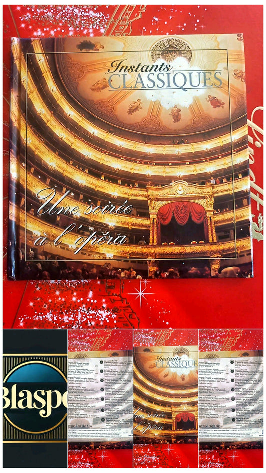 Instants Classiques – Une soirée à l’opéra – Opéra – Livre + CD Audio inclus – Airs célèbres cd livre