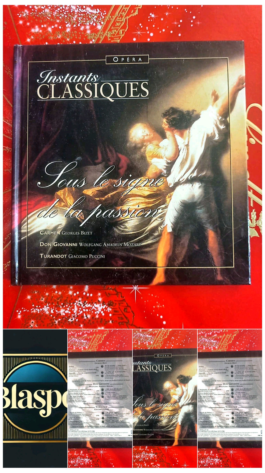 Instants Classiques – Sous le signe de la passion – Opéra – Livre + CD Audio inclus – Bizet Mozart Puccini cd livre