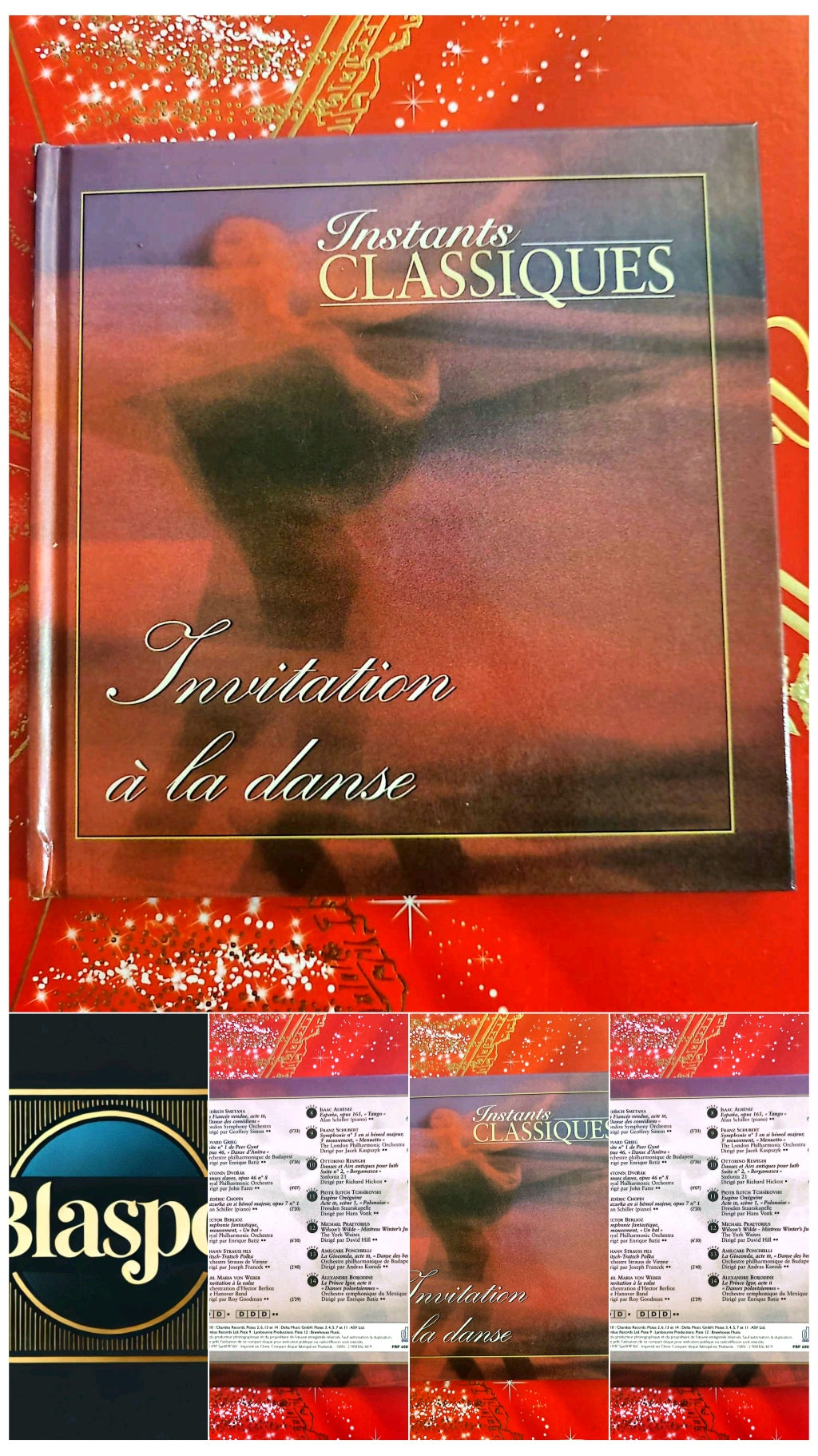 Instants Classiques – Invitation à la danse – Musique classique – Livre + CD Audio inclus – Compilation cd livre