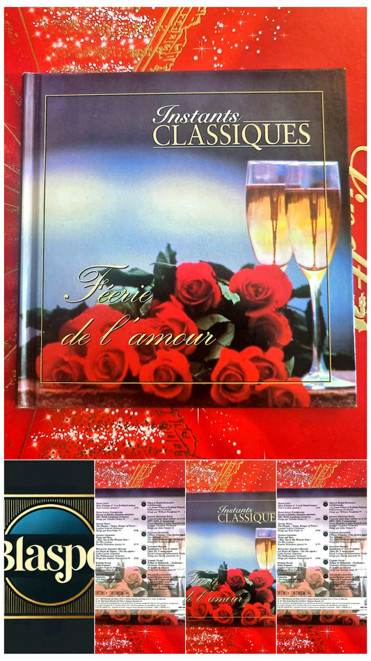 Instants Classiques – Féerie de l’amour – Musique classique – Livre + CD Audio inclus – Compilation romantique cd livre