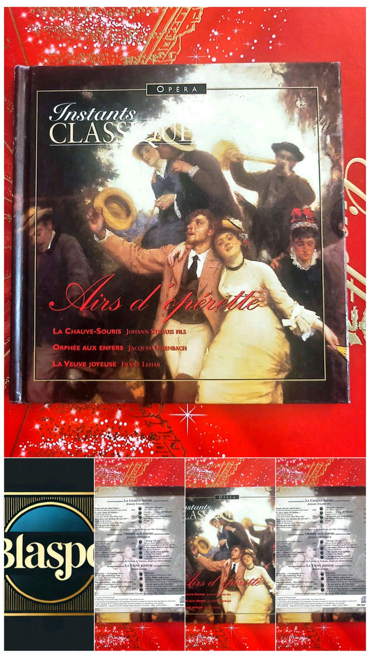 Instants Classiques – Opéra – Airs d’opérette – Livre + CD Audio inclus – Opérette classique cd livre