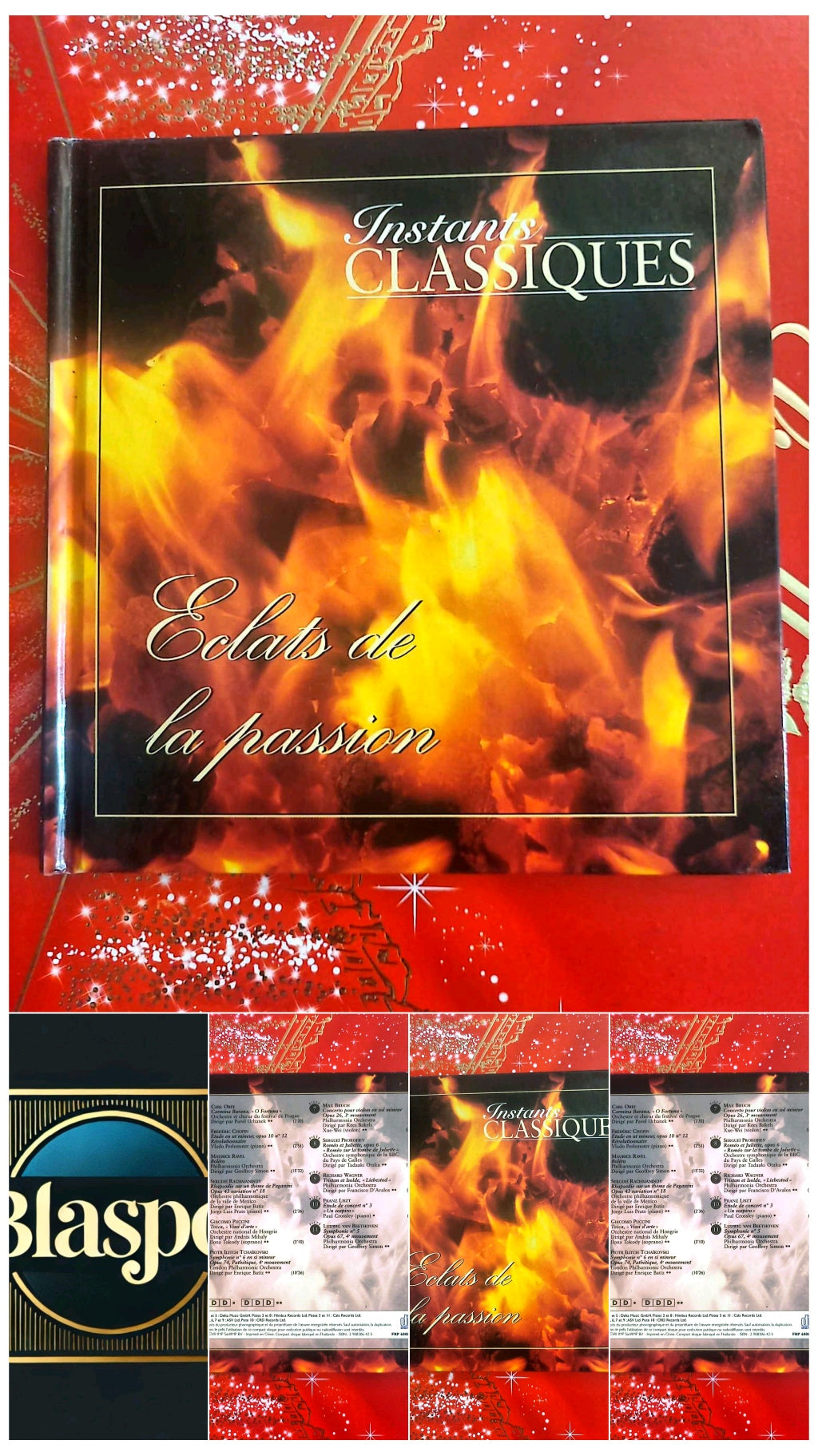 Instants Classiques – Éclats de la passion – Livre + CD Audio inclus – Musique classique intense cd livre