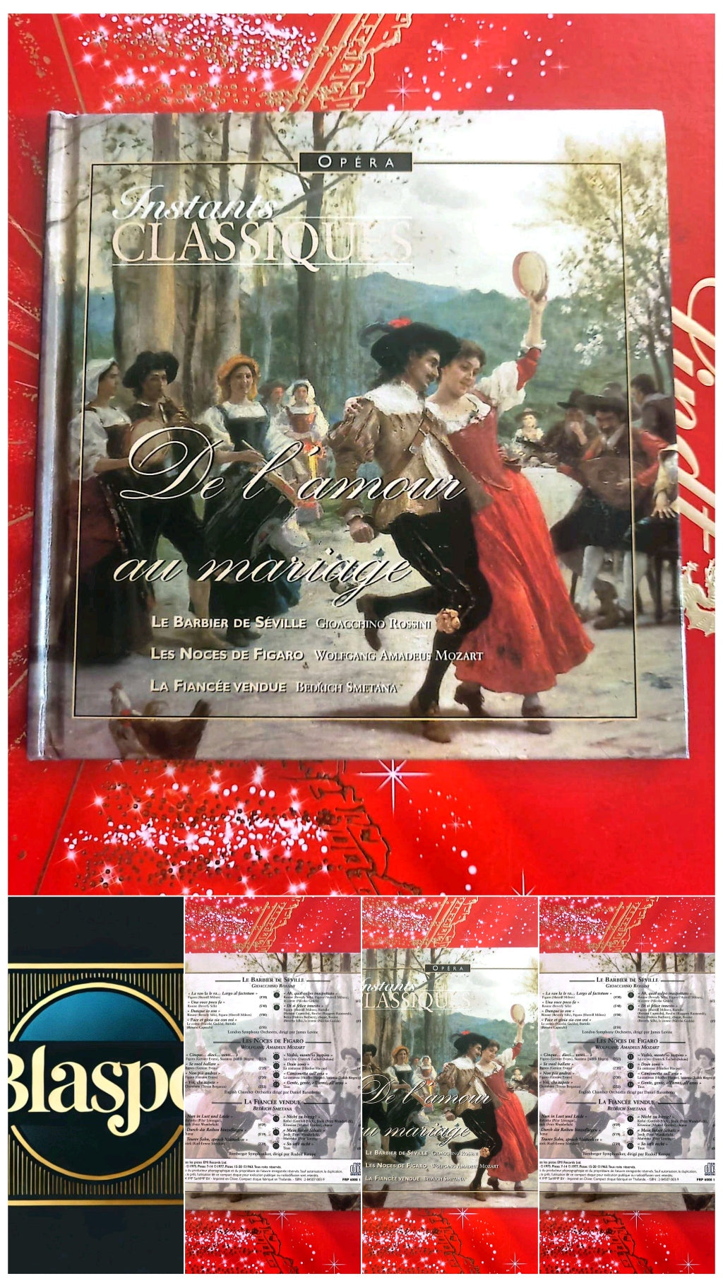 Instants Classiques – Opéra – De l’amour au mariage – Livre + CD Audio inclus cd livre