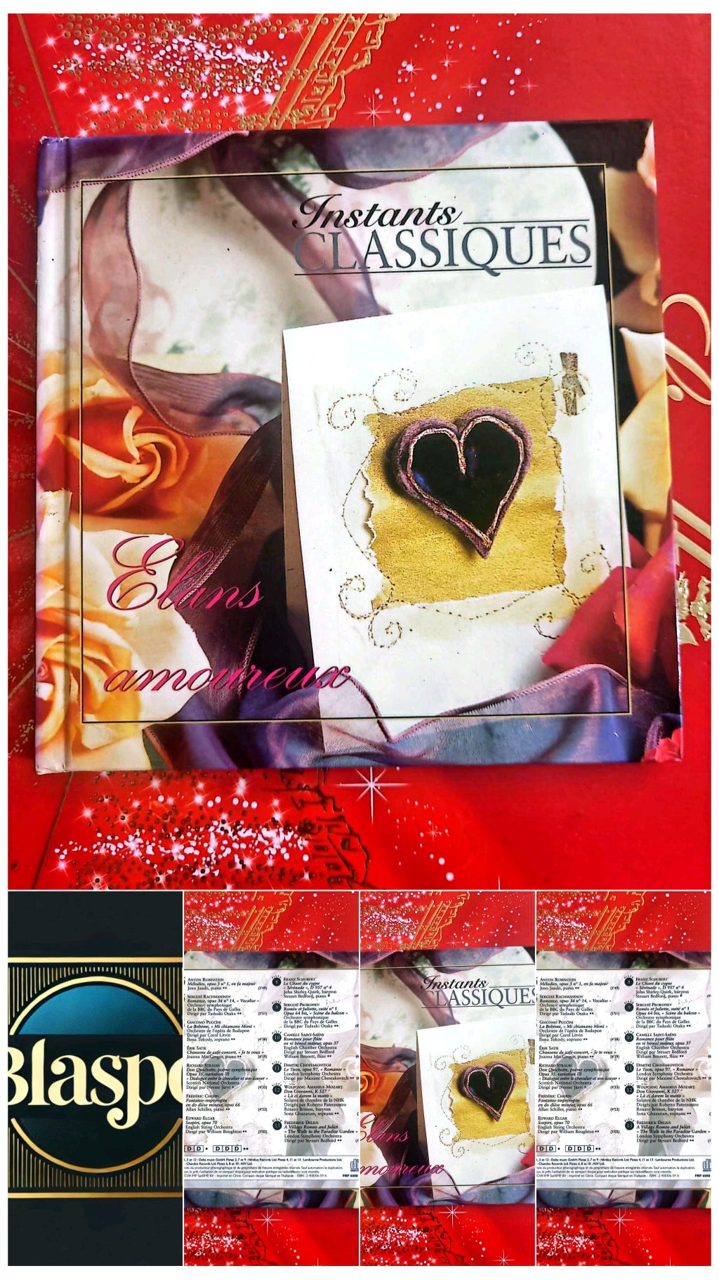 Instants Classiques – Élans amoureux – Livre + CD Audio inclus – Musique classique romantique cd livre