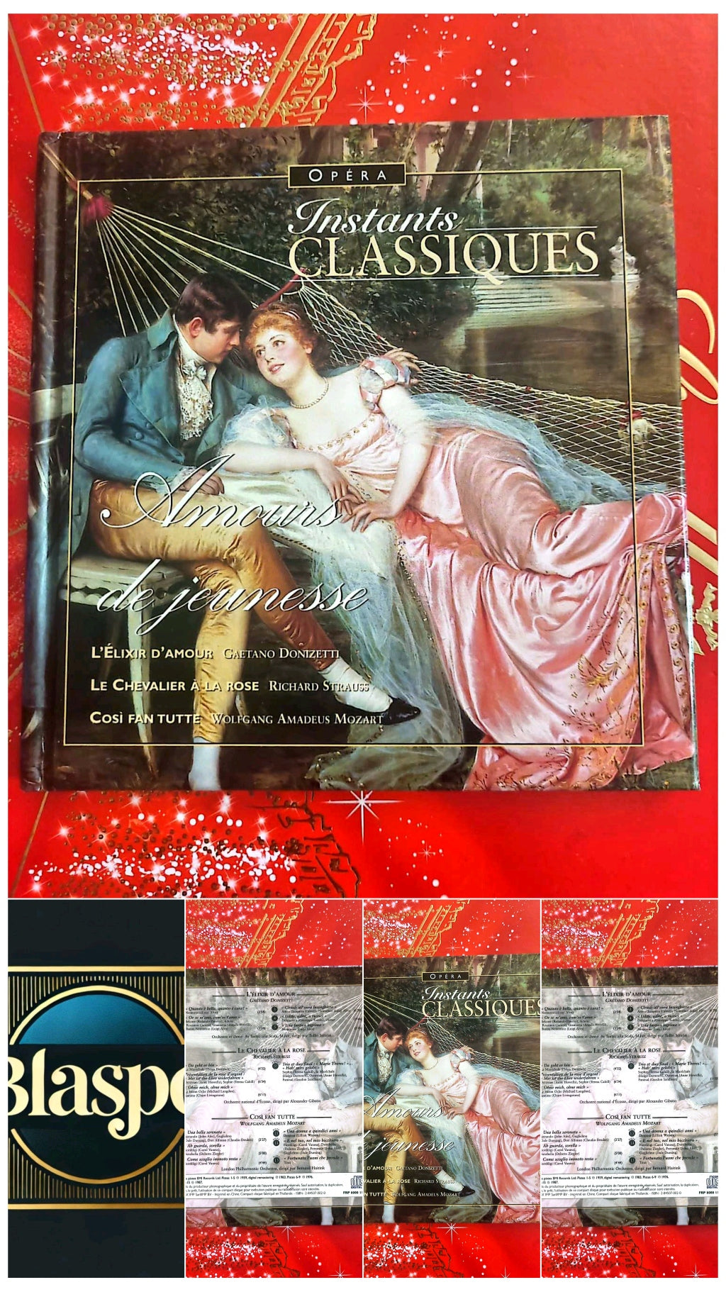 Instants Classiques – Opéra – Amours de jeunesse – Livre + CD Audio inclus – Opéra classique cd livre