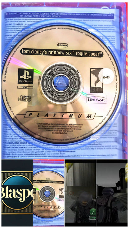 Tom Clancy’s Rainbow Six Rogue Spear – PlayStation – CD seul sans boîtier – Action tactique jeu playstation