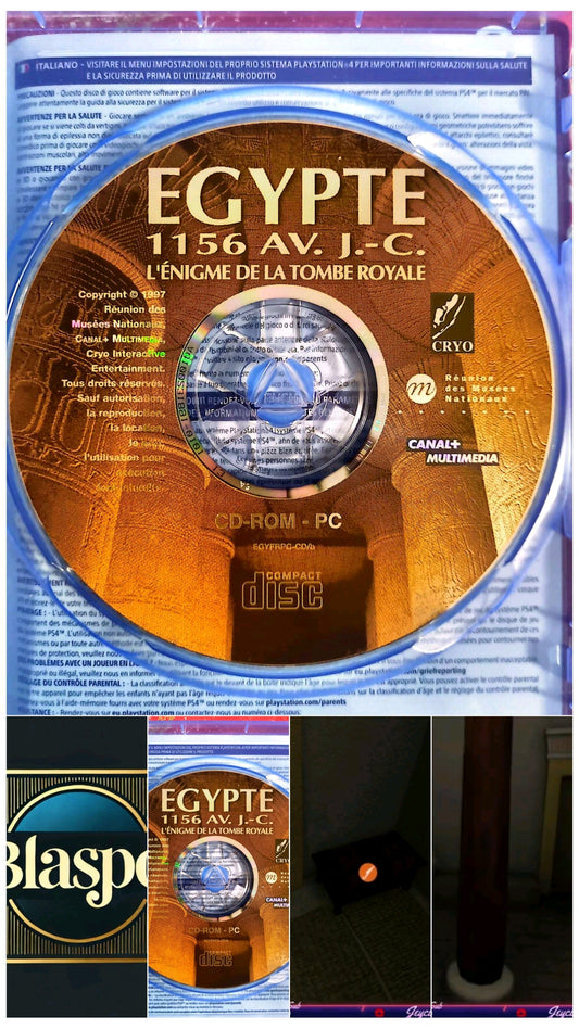 Égypte 1156 av. J.-C. L’Énigme de la Tombe Royale – PC – CD seul sans boîtier – Aventure jeu pc
