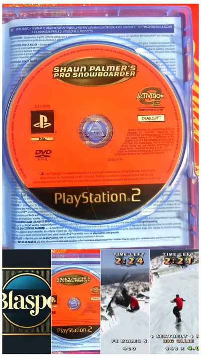 Shaun Palmer’s Pro Snowboarder – PS2 – CD solo sin caja – Snowboard