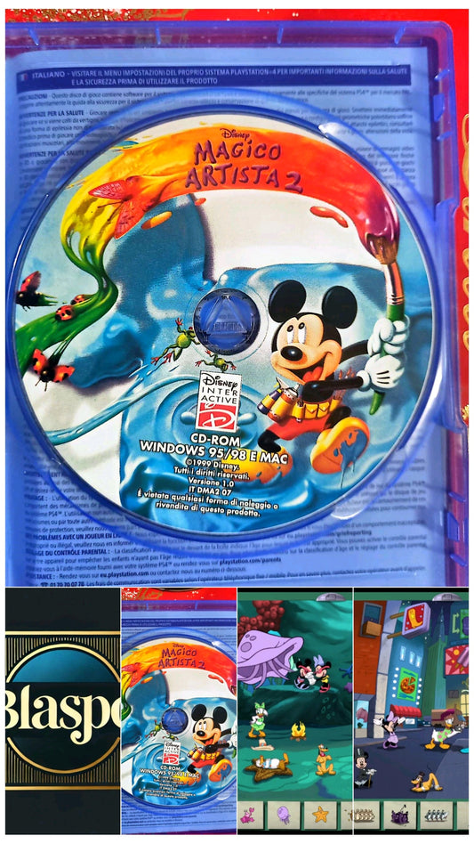 Disney Magico Artista 2 – PC – CD seul sans boîtier – Logiciel créatif jeu pc