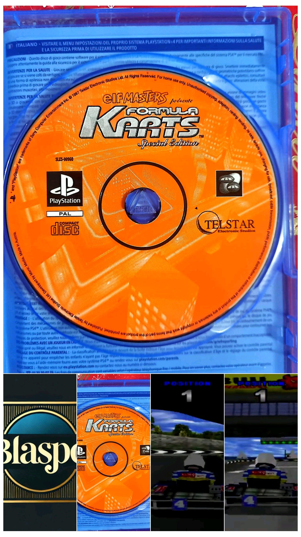 Formula Karts Special Edition – PlayStation – CD seul sans boîtier – Course jeu playstation