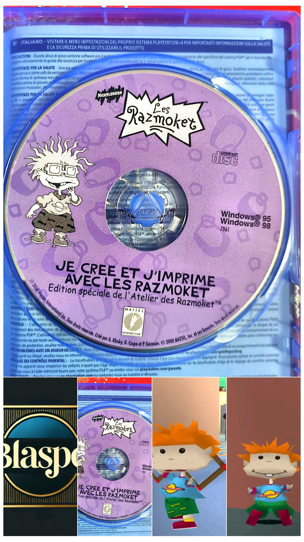 Je crée et j’imprime avec les Razmoket – PC – CD seul sans boîtier – Logiciel enfants jeu pc
