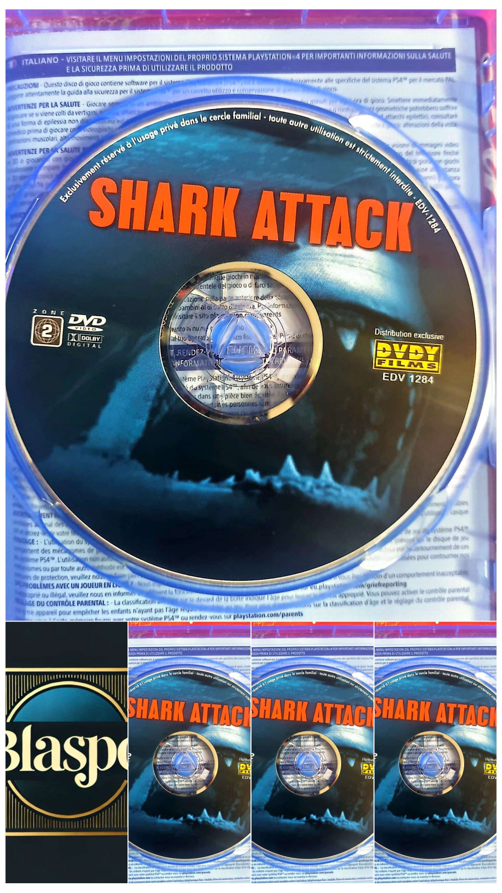 Shark Attack – DVD Vidéo – CD seul sans boîtier – Film dvd