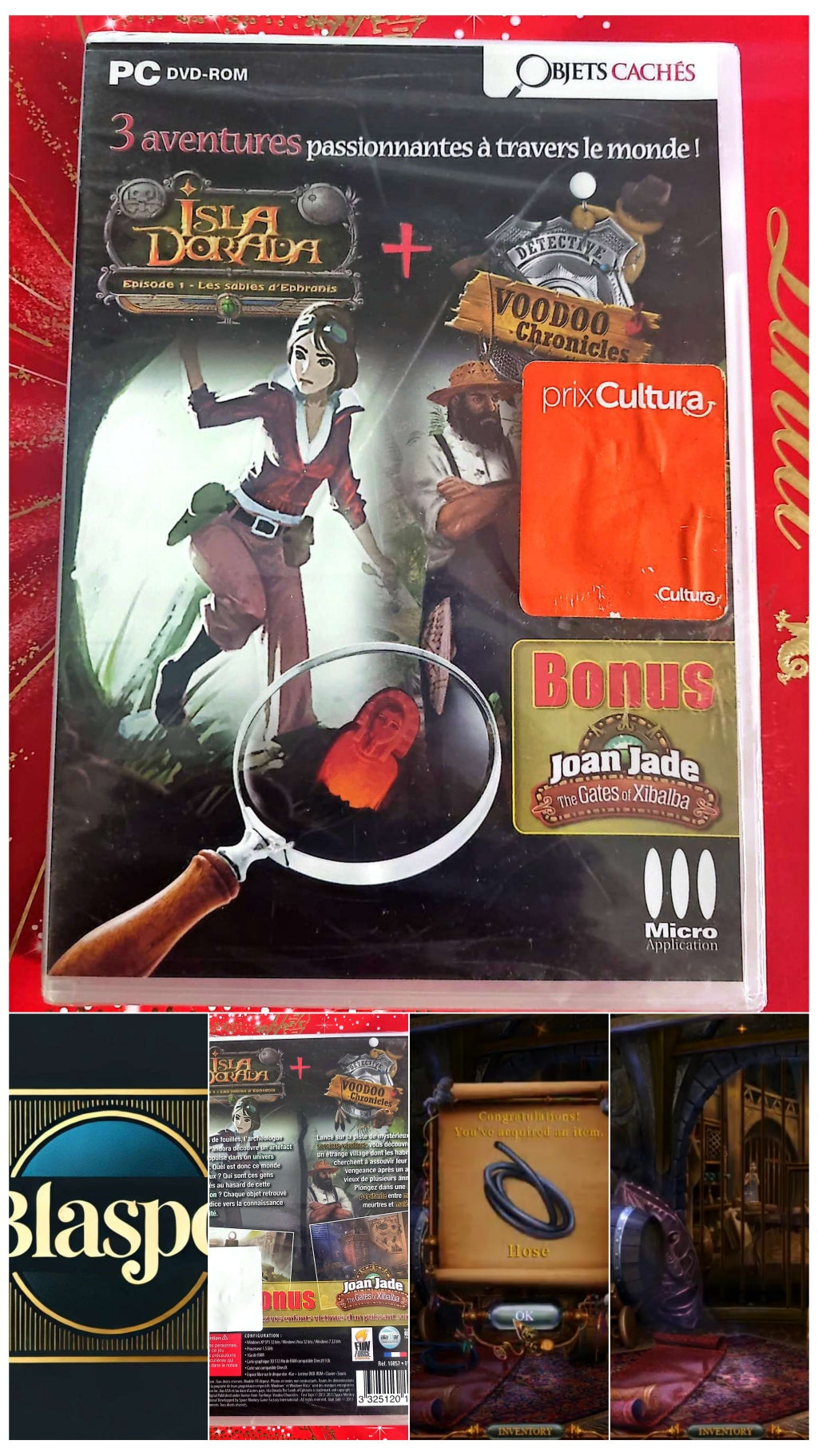 Isia DORADA + Voodoo Chronicles – Jeu PC DVD-ROM – Objets cachés jeu pc